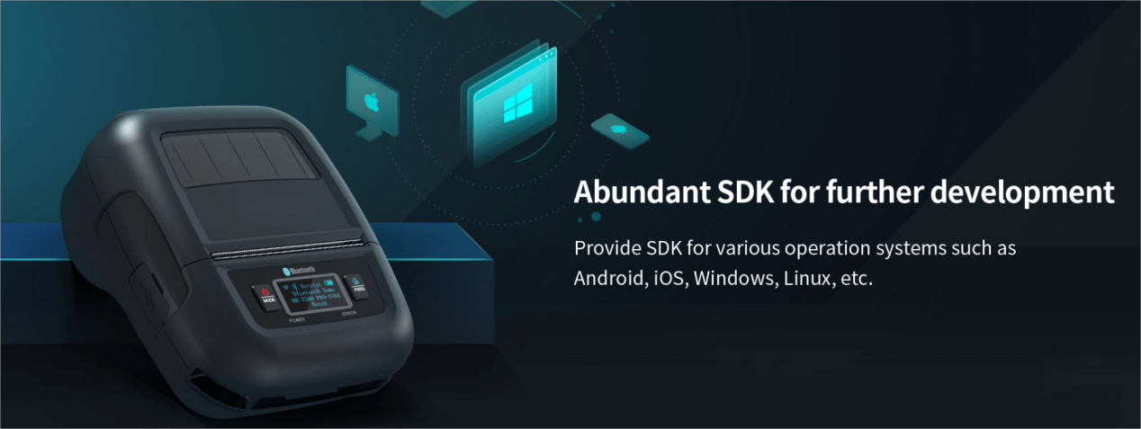 mobile pencetak kod bar