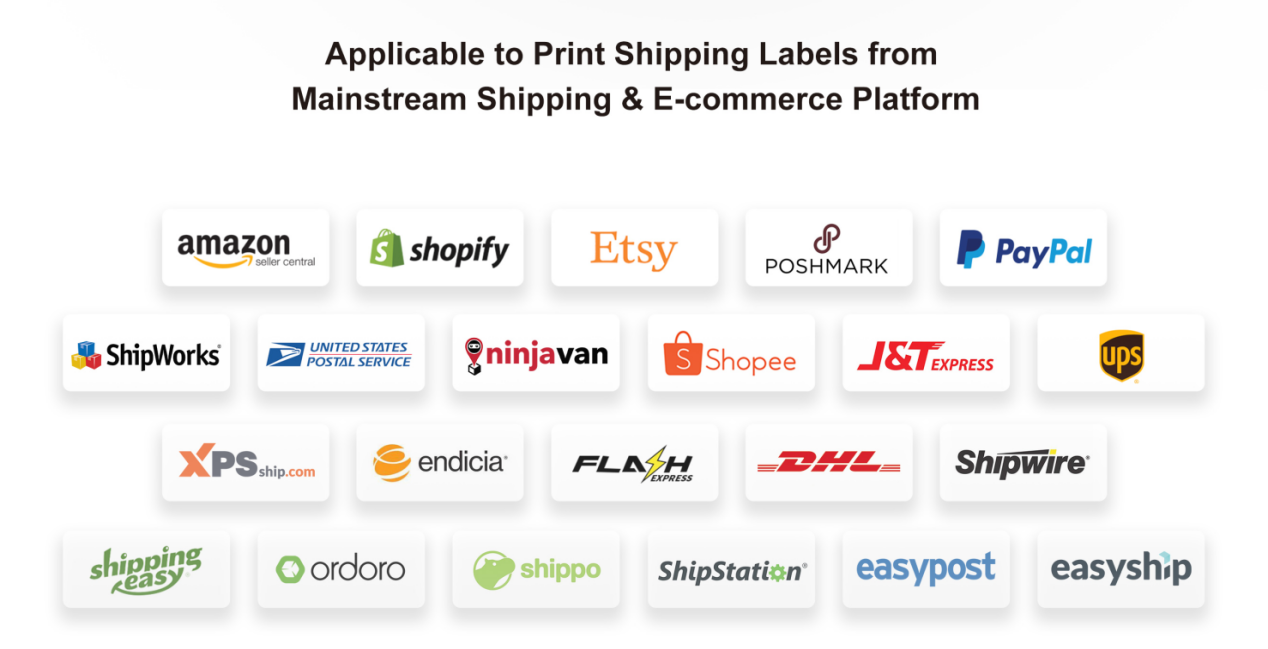 Pencetak label penghantaran tanpa wayar idprt serasi dengan banyak platforms.png